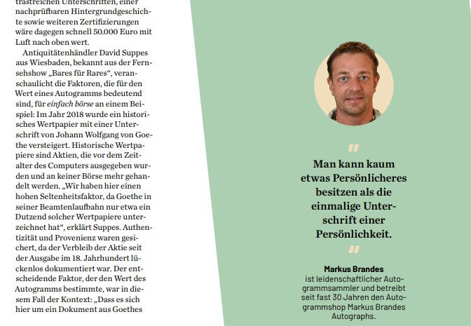 "DER AKTIONÄR einfach Börse" Alternative investments : Expensive doodles