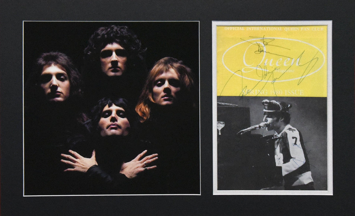 Queen (band) authentic autographs