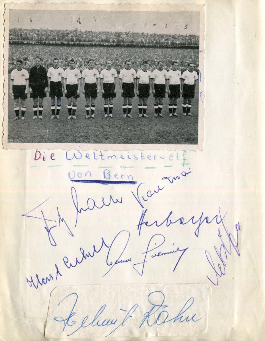 Vintage Soccer team members Autograph Autogramm | ID 8013867843733