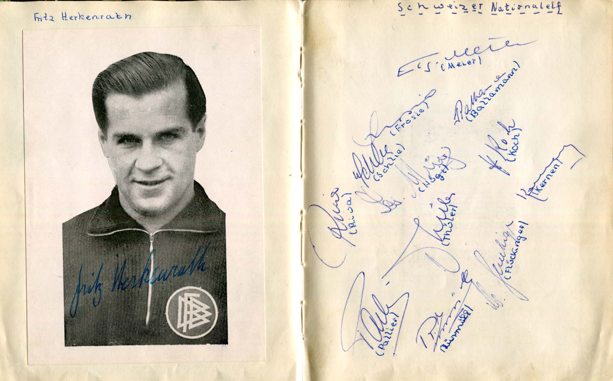 Vintage Soccer team members Autograph Autogramm | ID 8013867843733