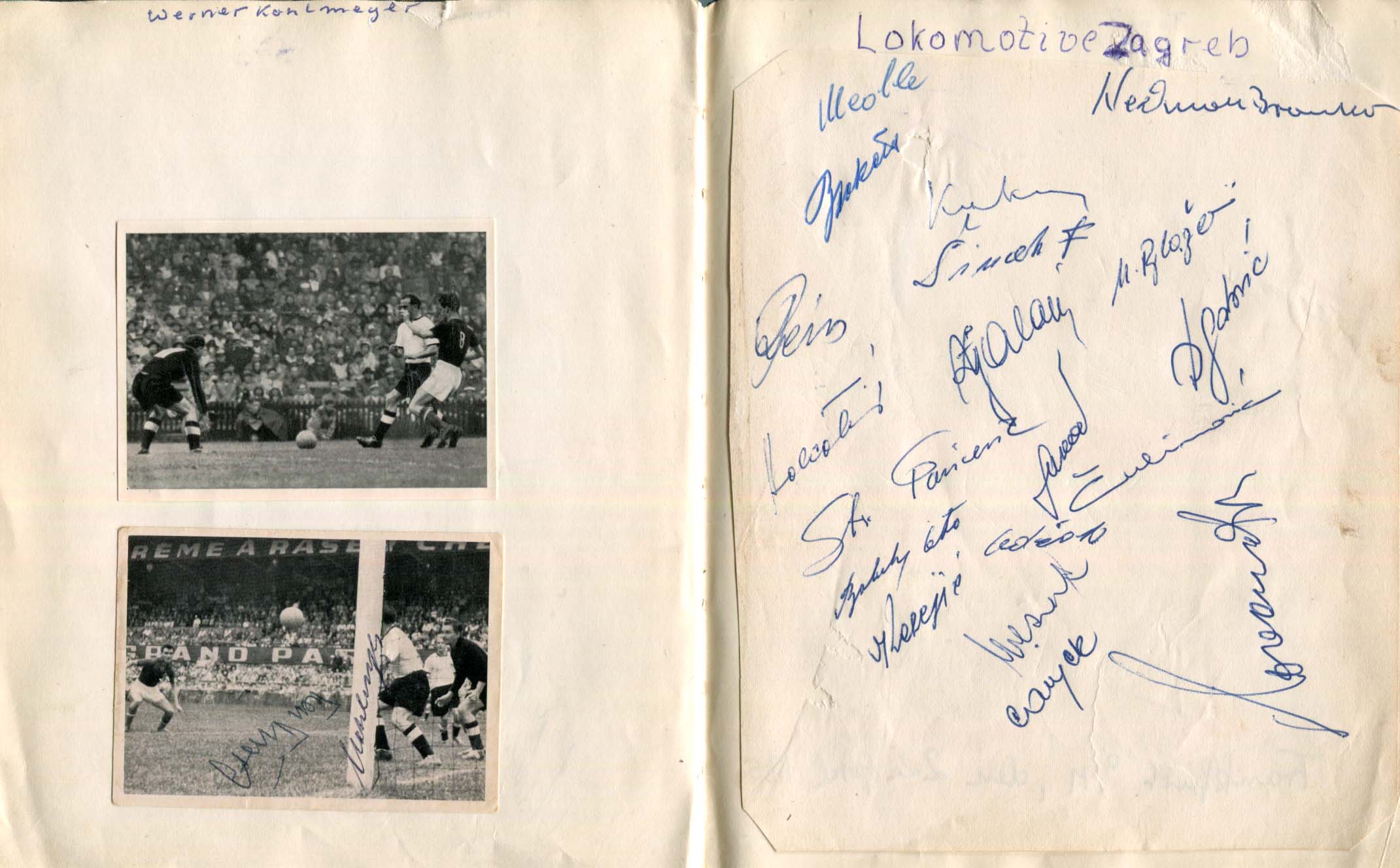 Vintage Soccer team members Autograph Autogramm | ID 8013867843733
