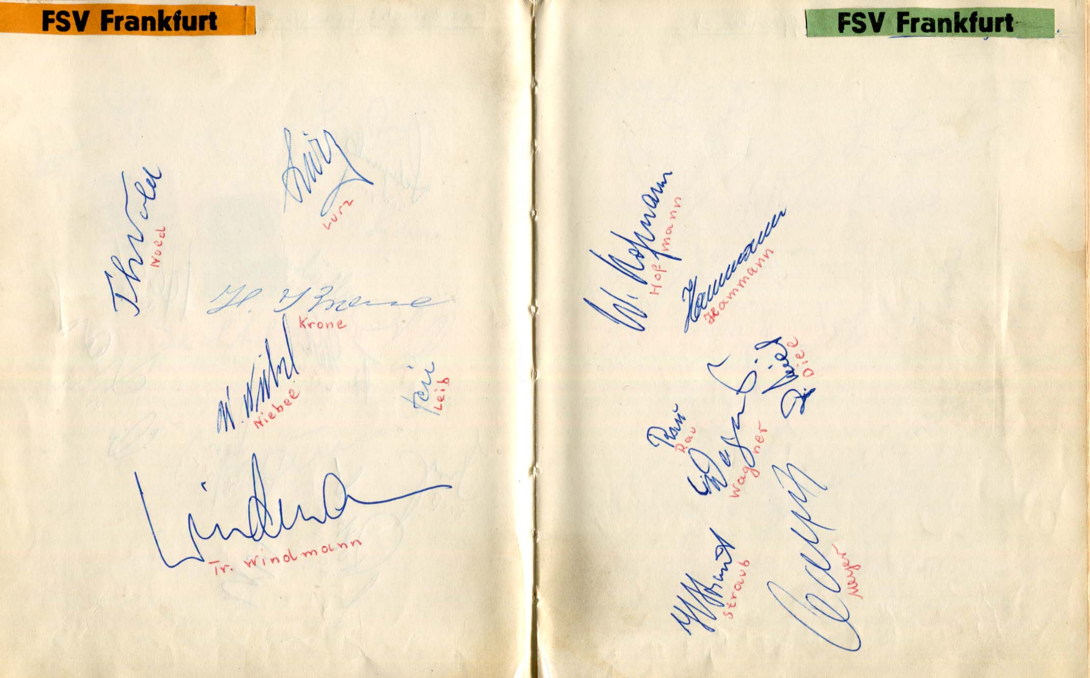 Vintage Soccer team members Autograph Autogramm | ID 8013867843733