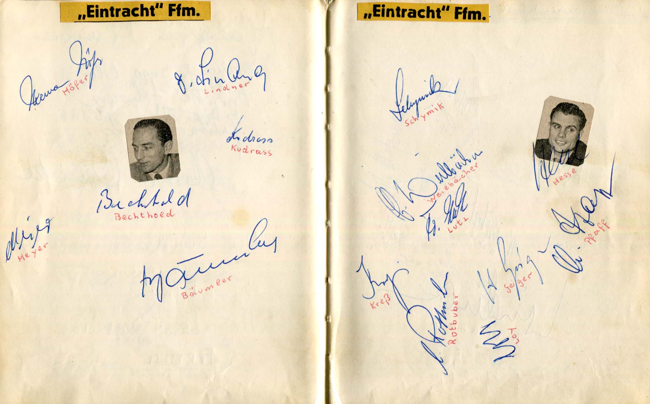 Vintage Soccer team members Autograph Autogramm | ID 8013867843733