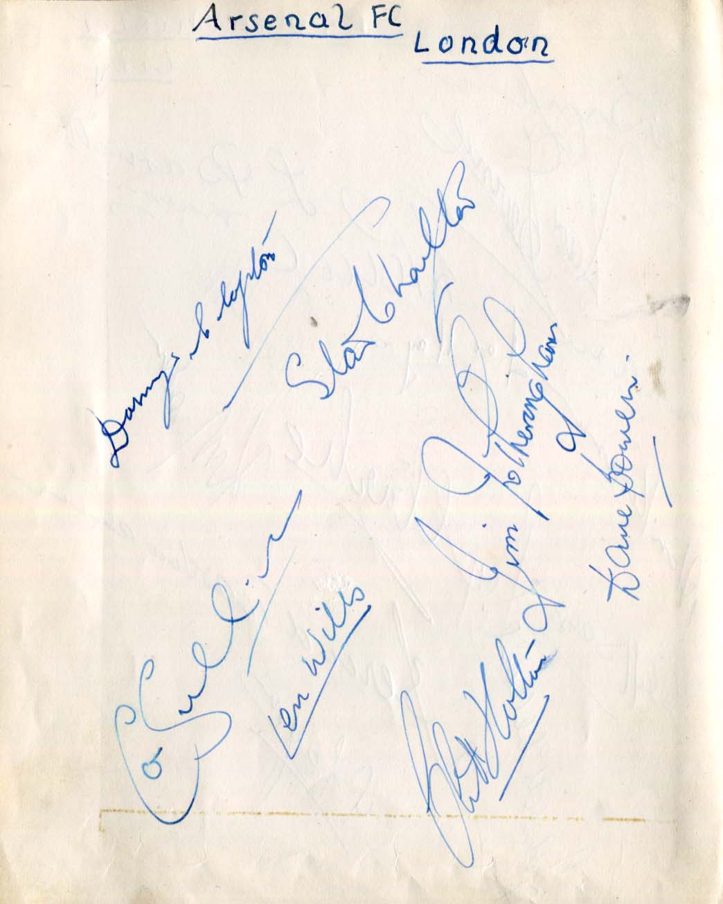 Vintage Soccer team members Autograph Autogramm | ID 8013867843733