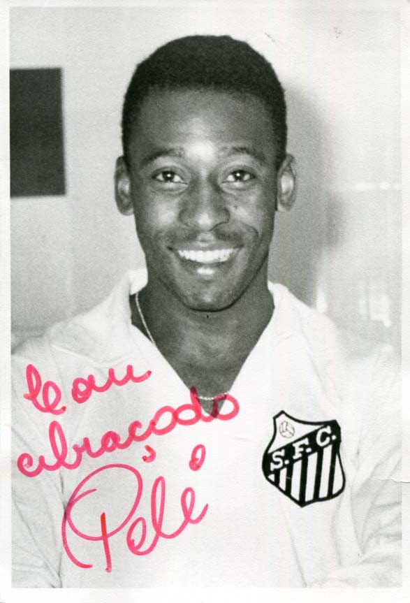 Pelé Autogramm