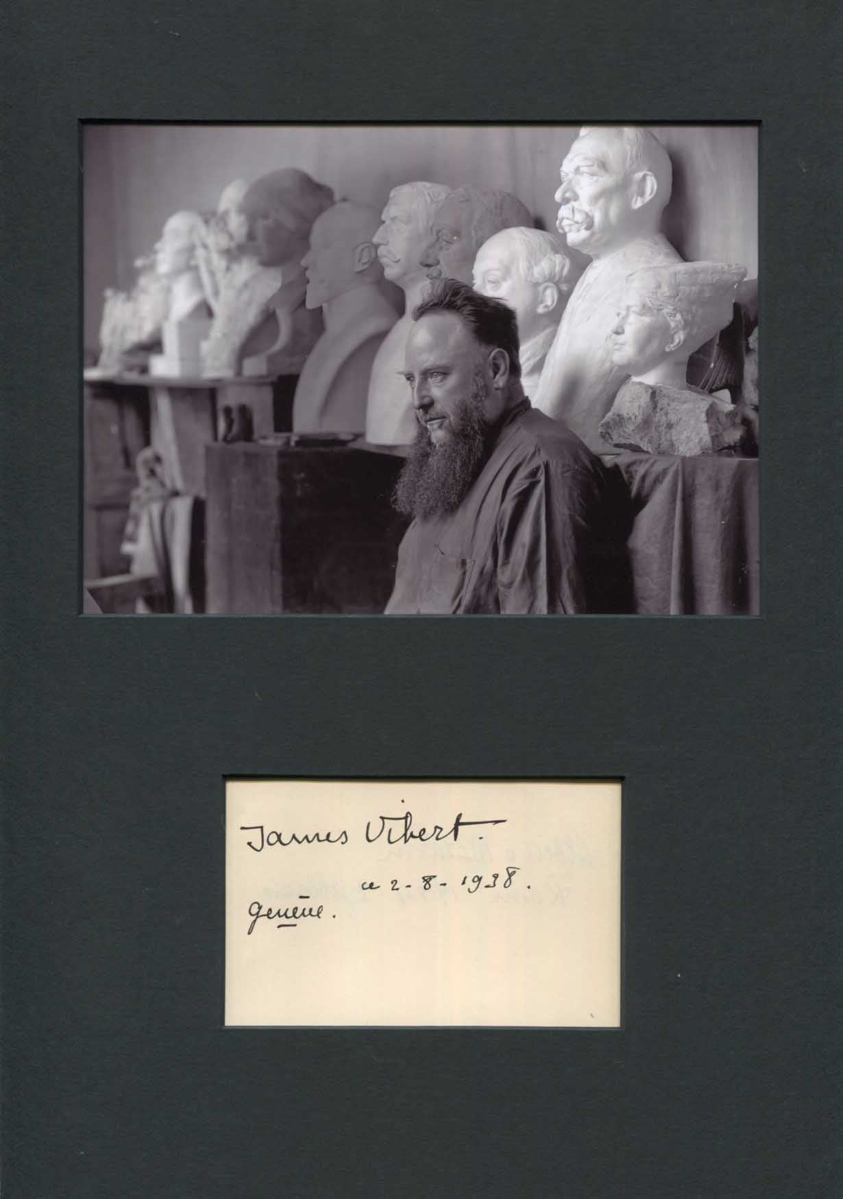 James Vibert & Alberto Moravia Autographs