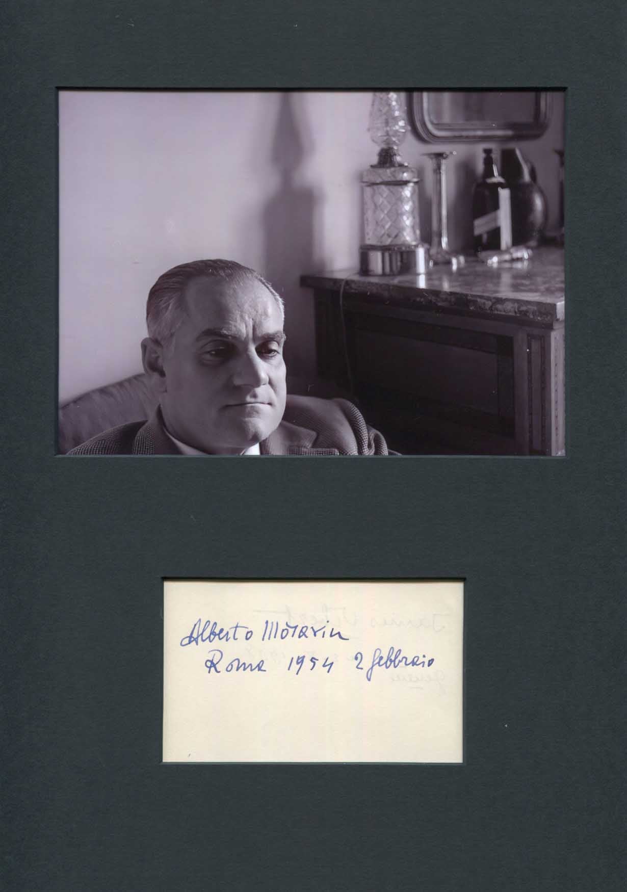 James Vibert & Alberto Moravia Autographs