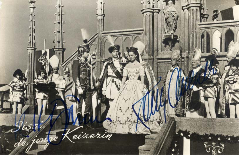 Romy Schneider & Karlheinz Böhm Autographs