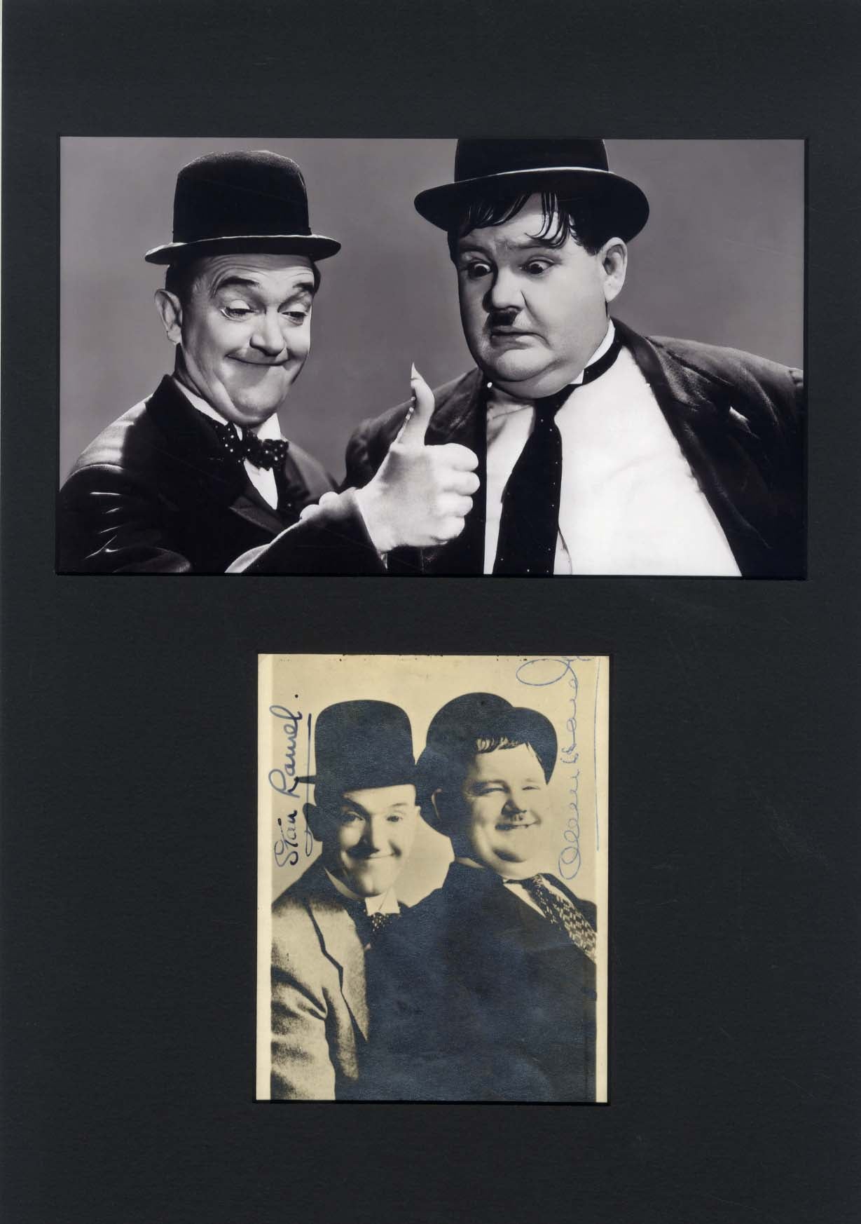 Stan Laurel & Oliver Hardy Autographs