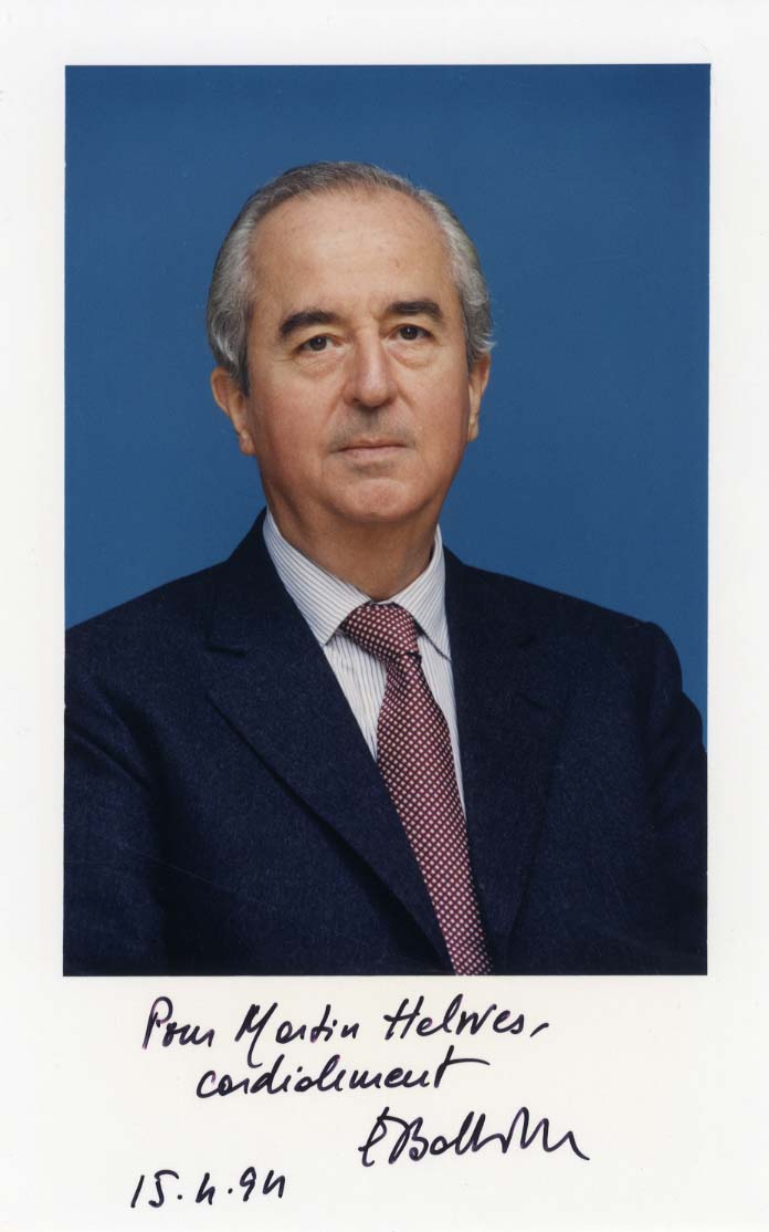 Édouard Balladur Autograph Autogramm | ID 15390229692797