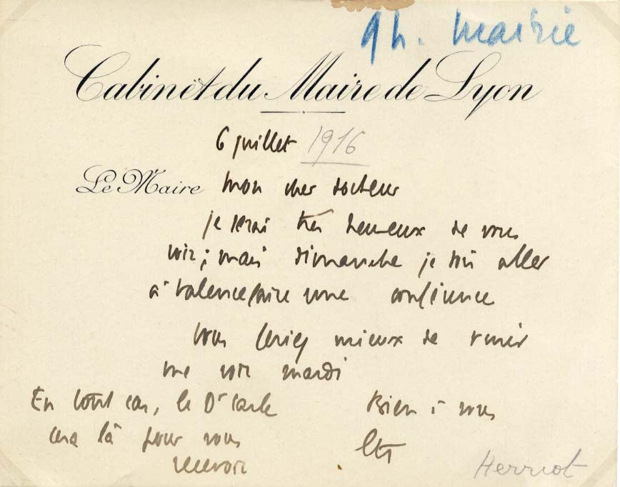 Édouard Herriot Autograph Autogramm | ID 15419210760573