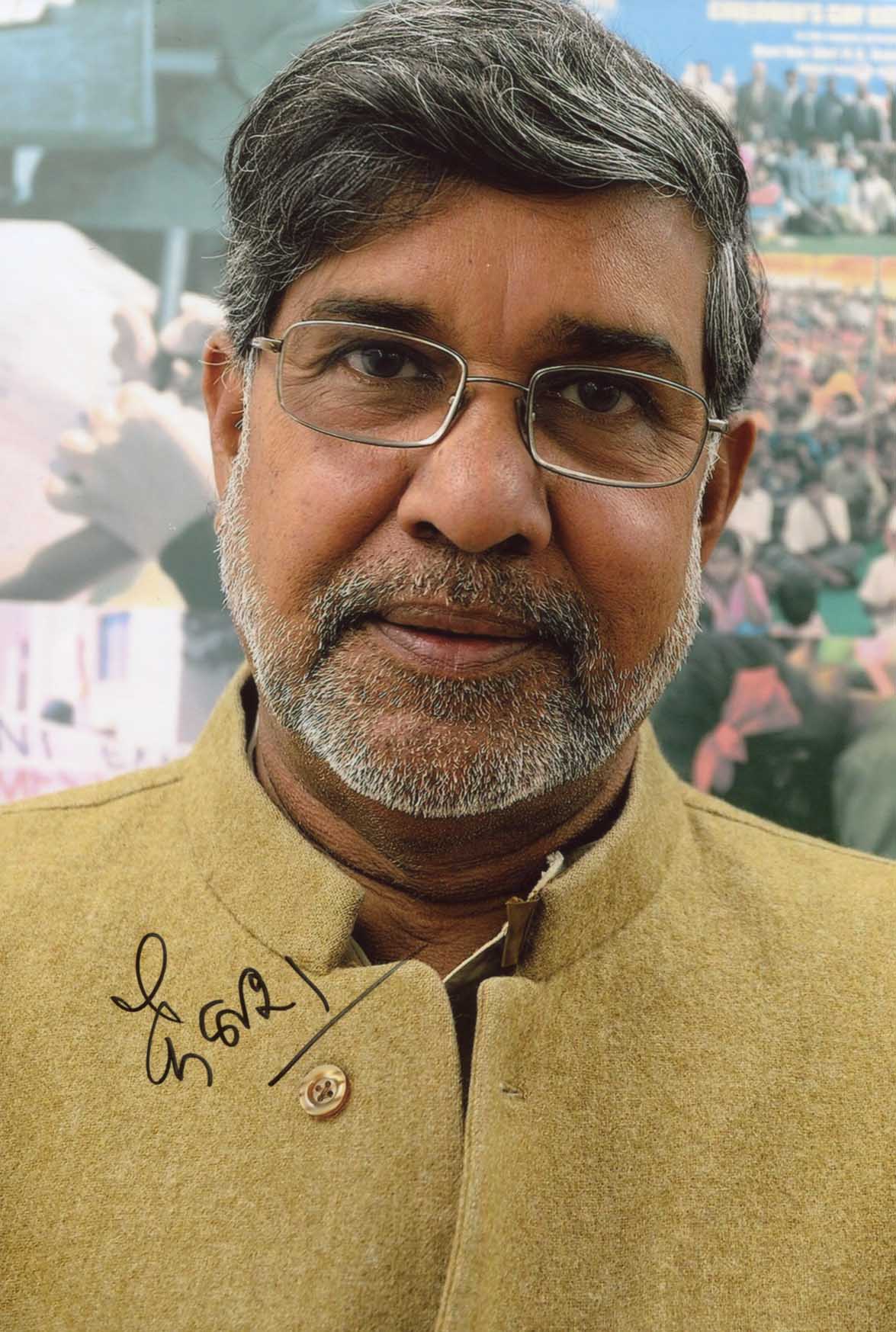 Kailash Satyarthi Autograph Autogramm | ID 15420954935677