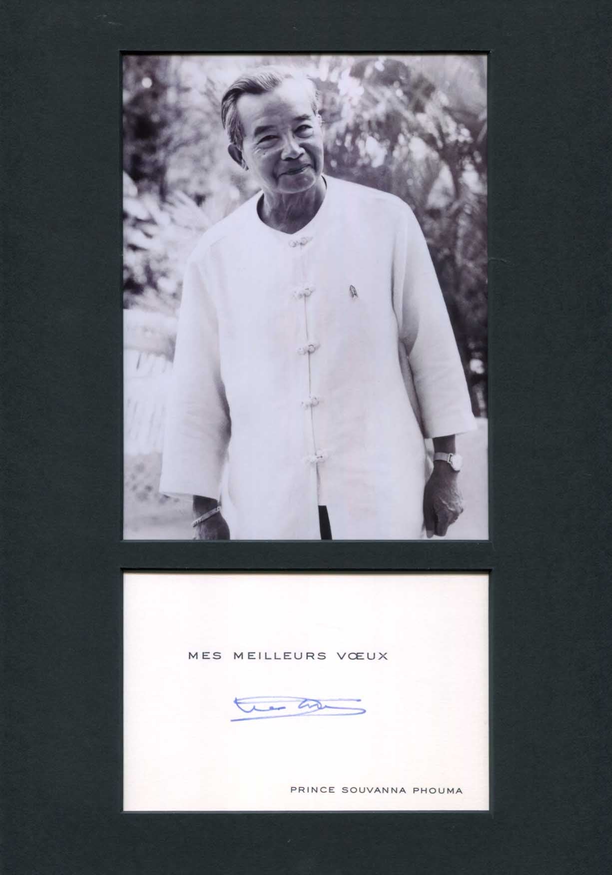 Prince Souvanna Phouma Autograph Autogramm | ID 15442425119101