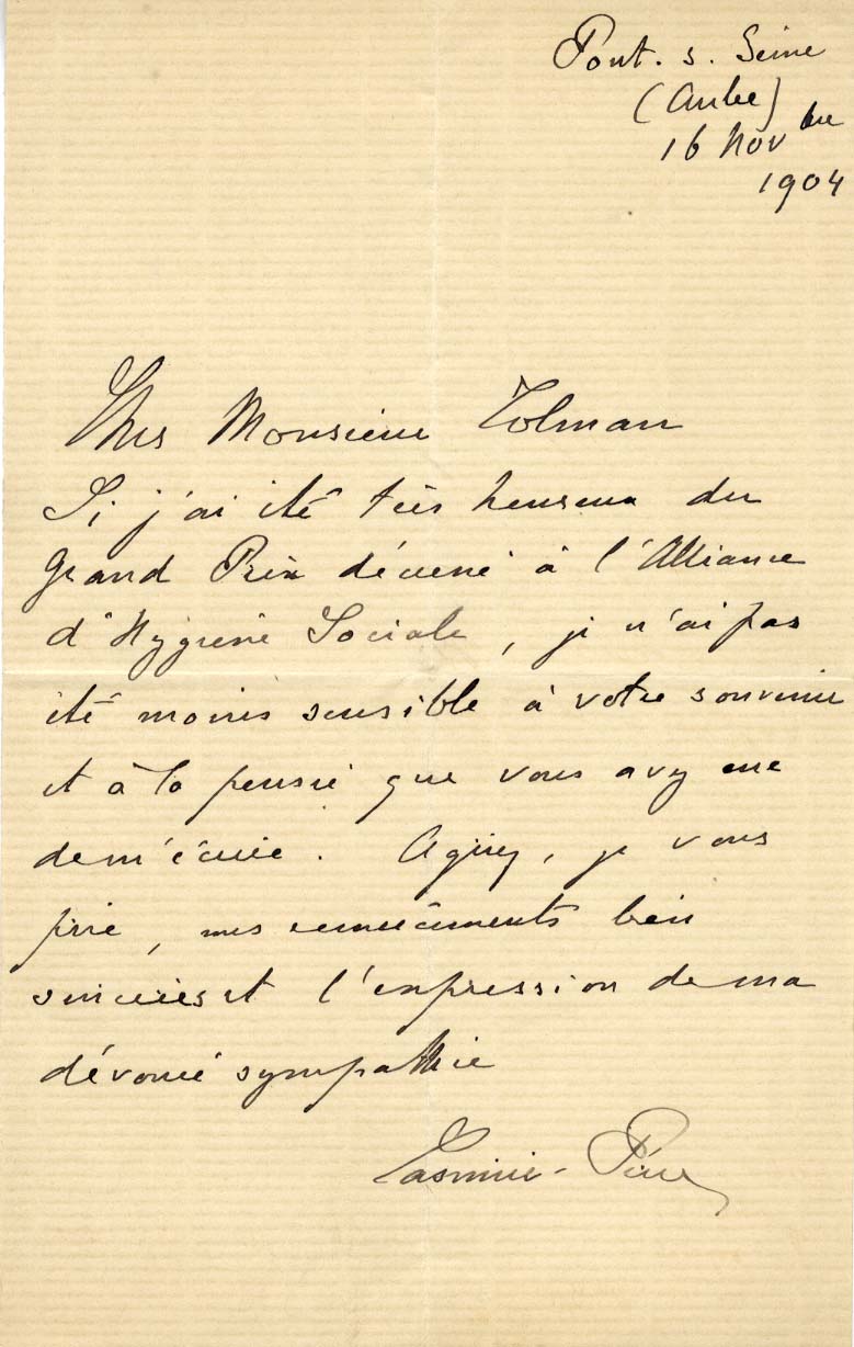 Jean Casimir-Perier Autogramm