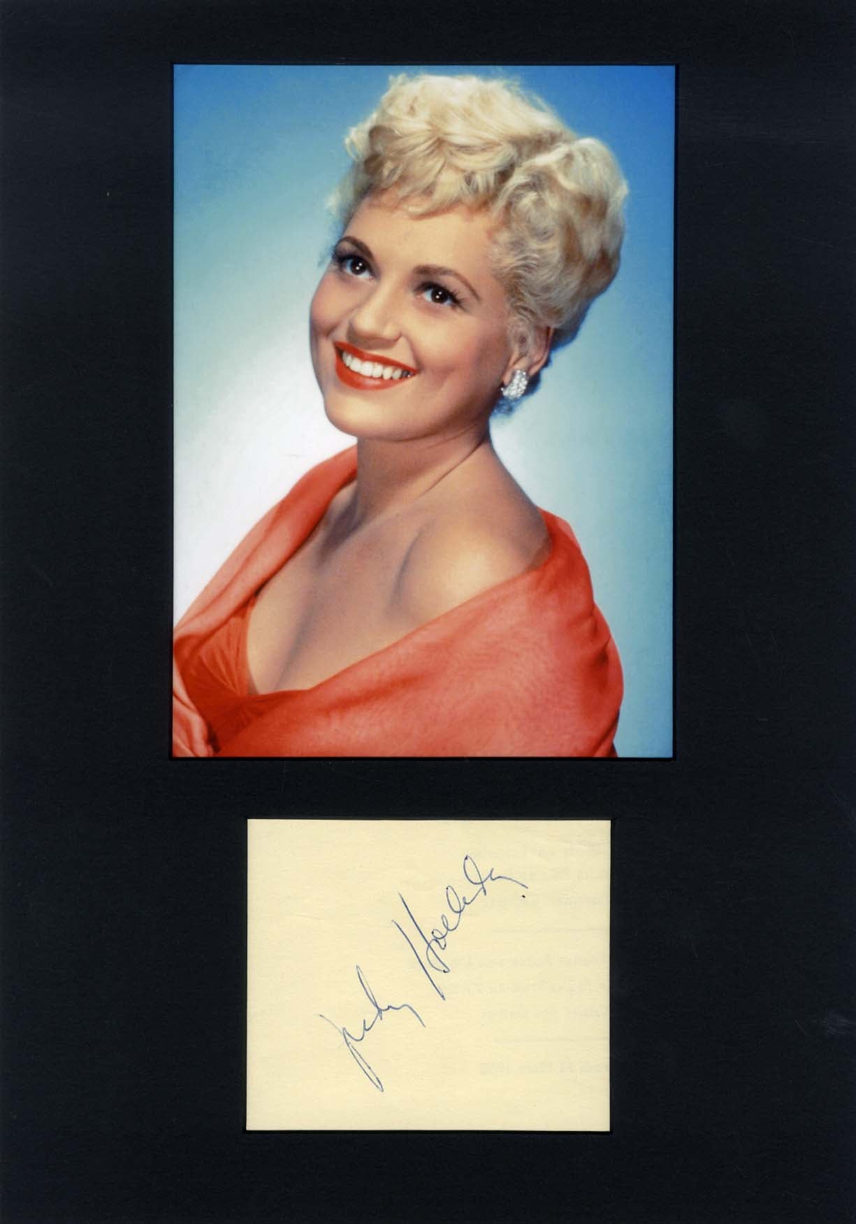 Judy Holliday Autograph | signed cards / album pages