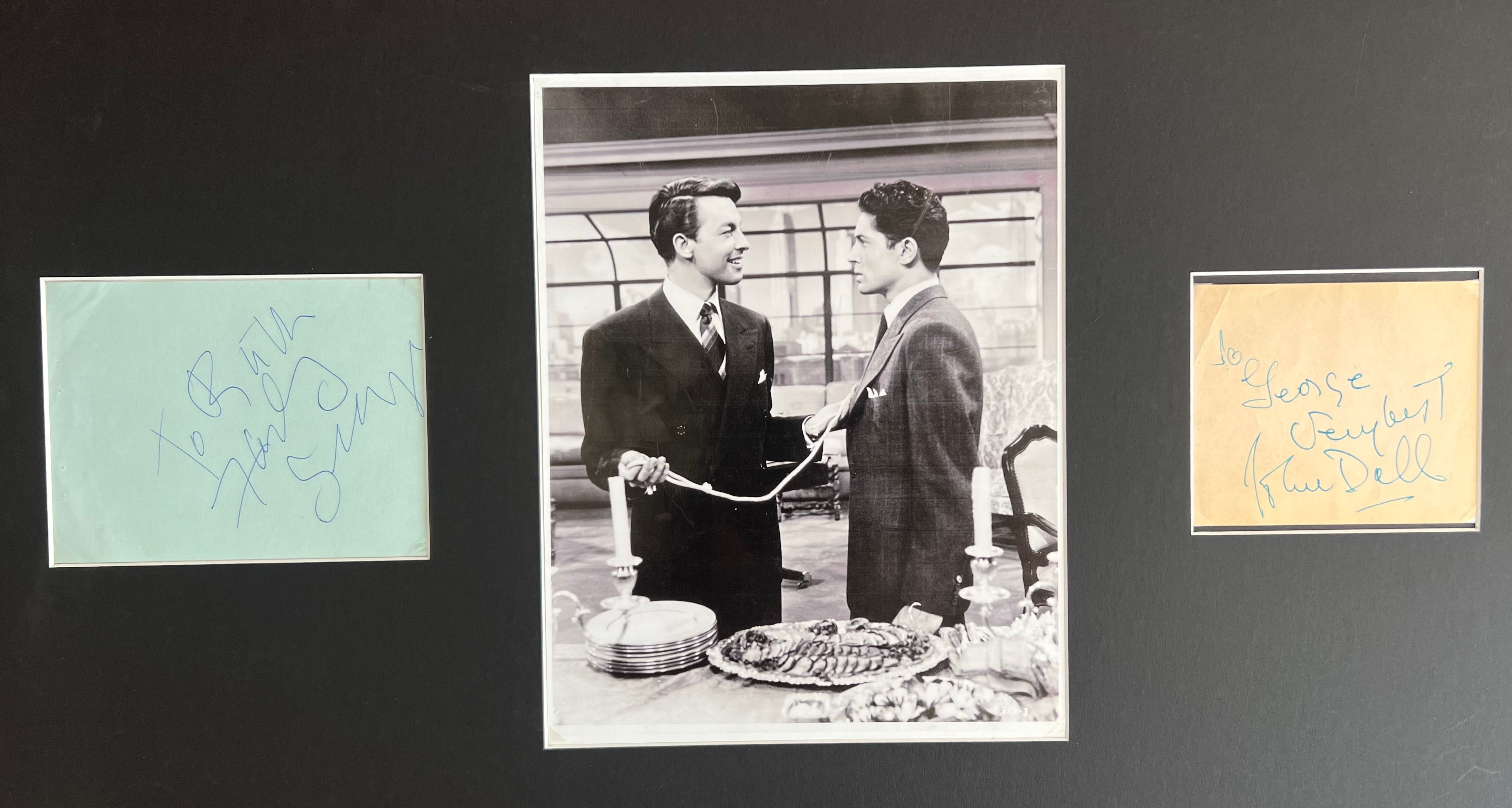 Farley Granger & John Dall Autographs