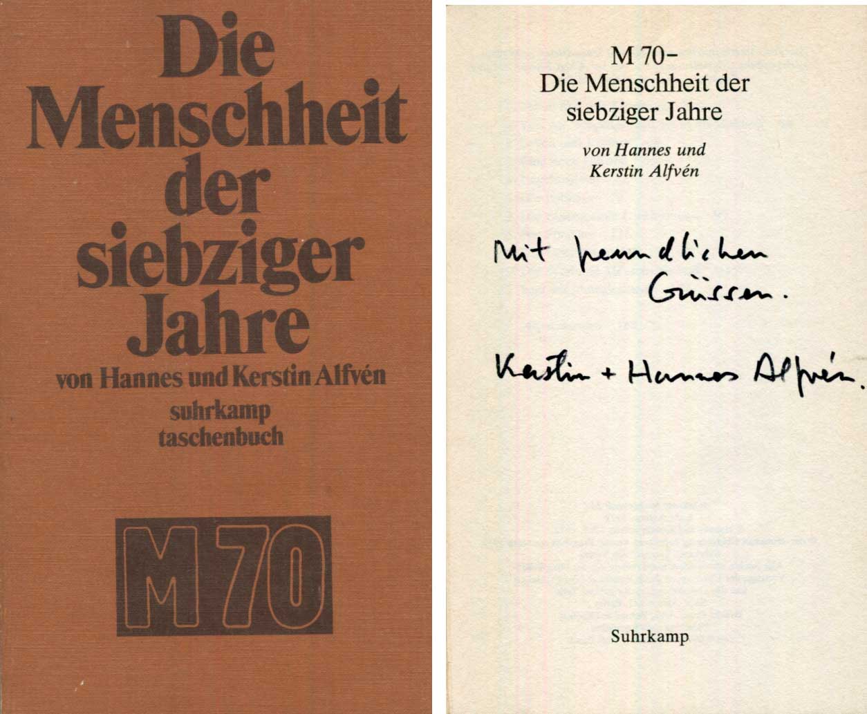 Hannes Alfvén Autograph