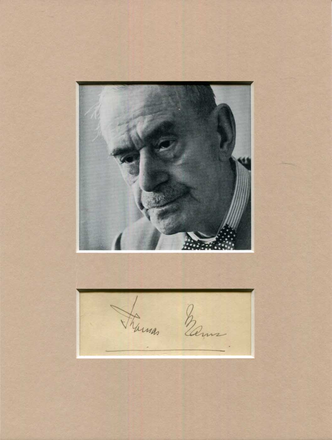 Thomas Mann Autograph Autogramm | ID 15495642644861