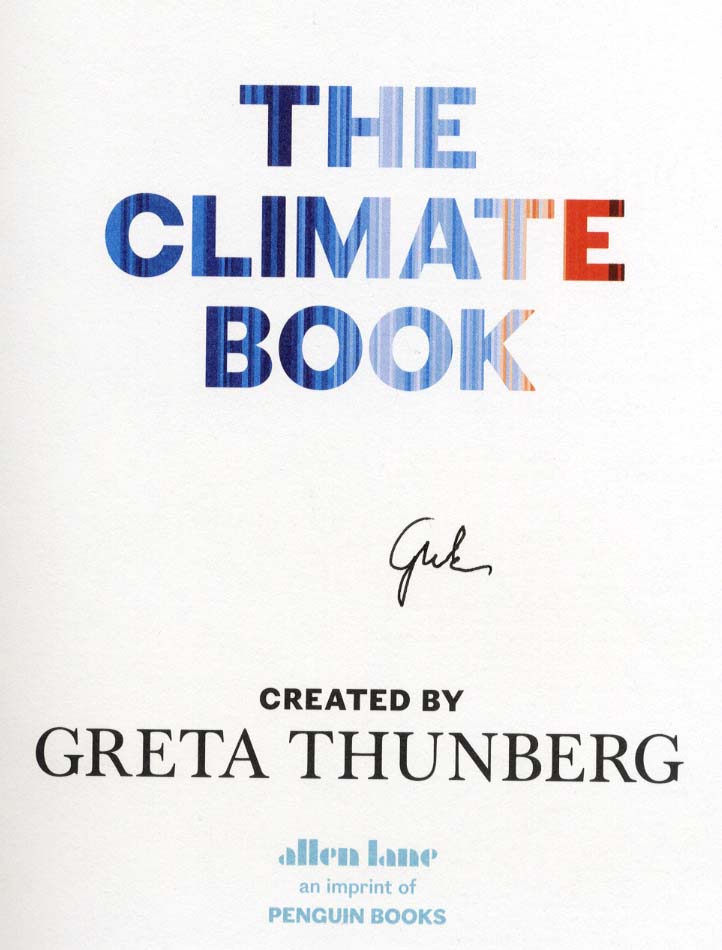 Greta Thunberg Autograph