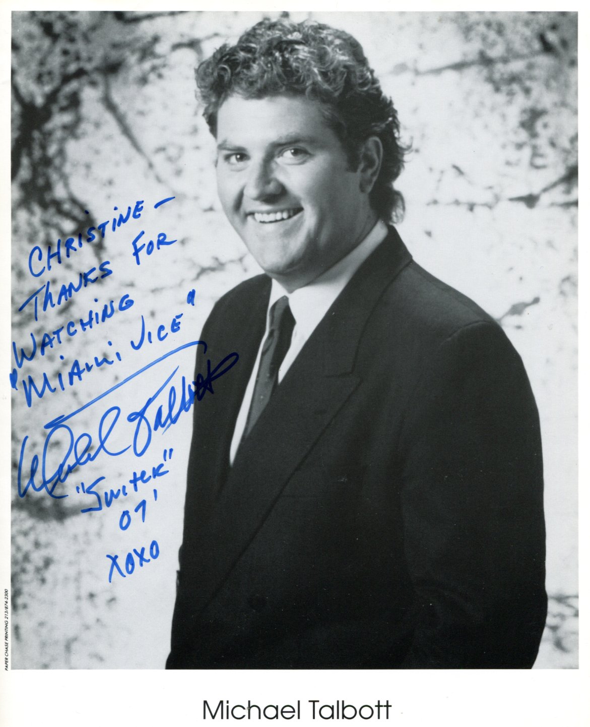 Michael Talbott Autograph Autogramm | ID 15562766909821