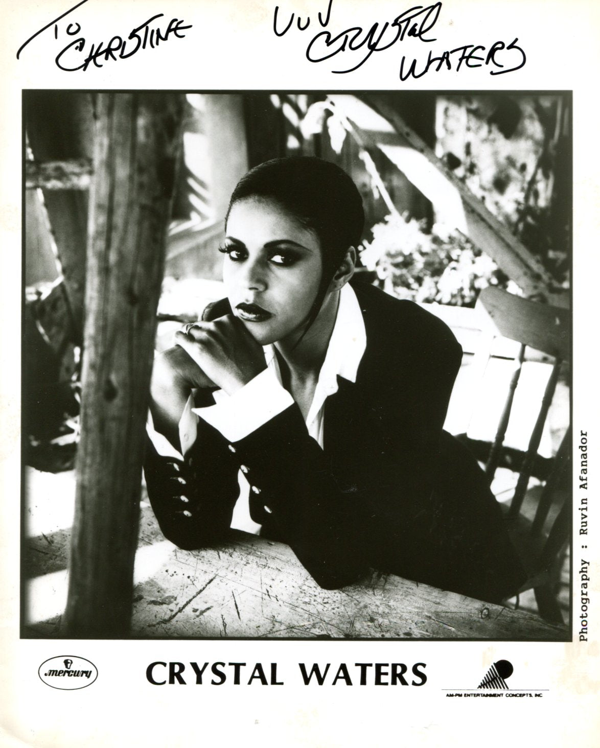 Crystal Waters Autograph