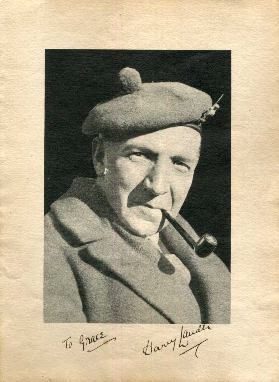 Harry Lauder Autograph Autogramm | ID 15573186642301