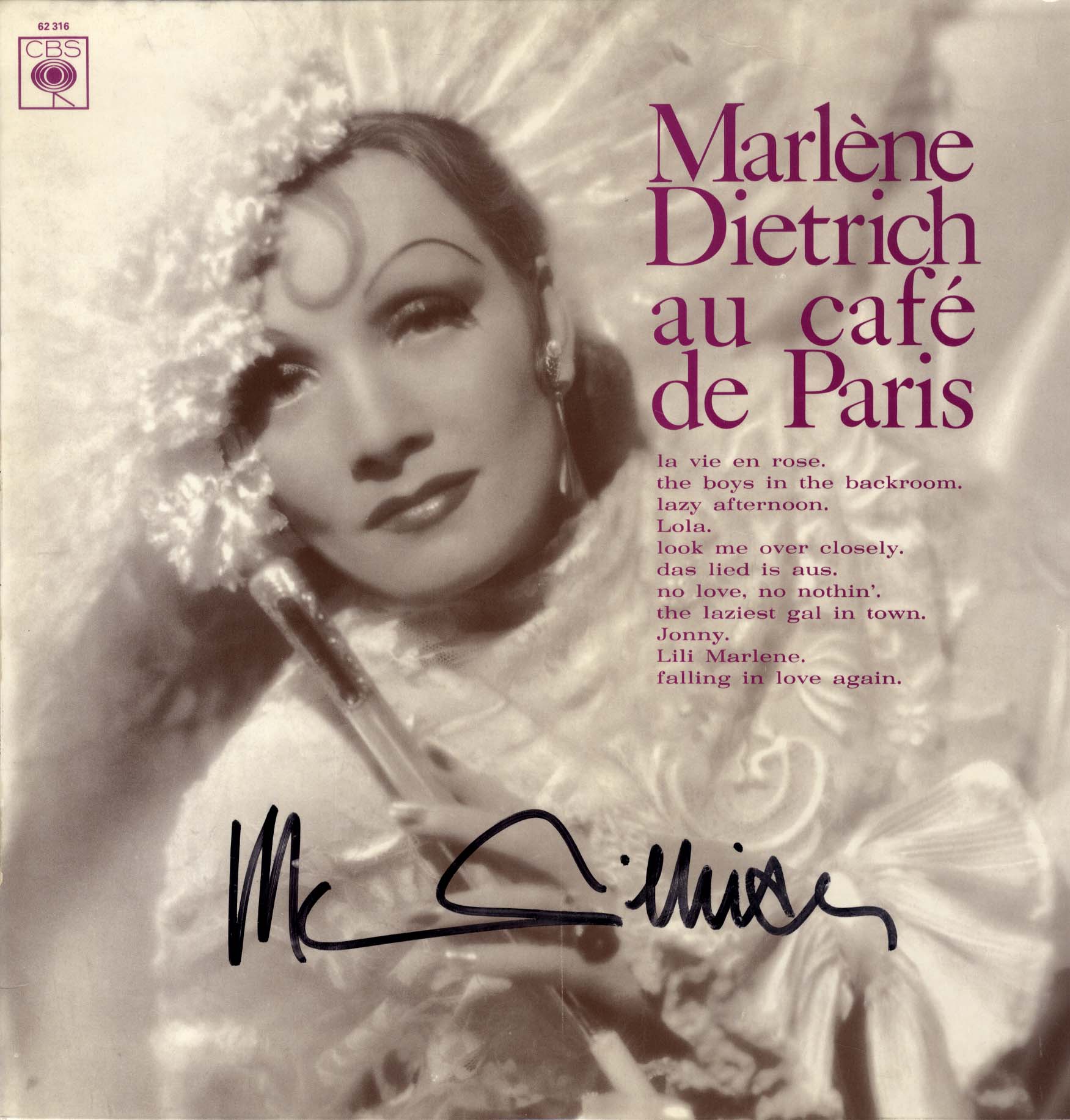 Marlene Dietrich Autograph Autogramm | ID 15573409497469