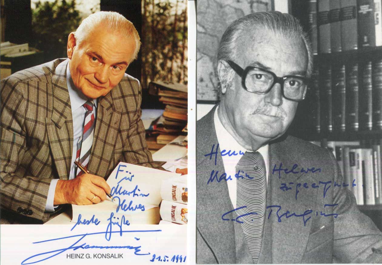 German Novelists (4) Autographs