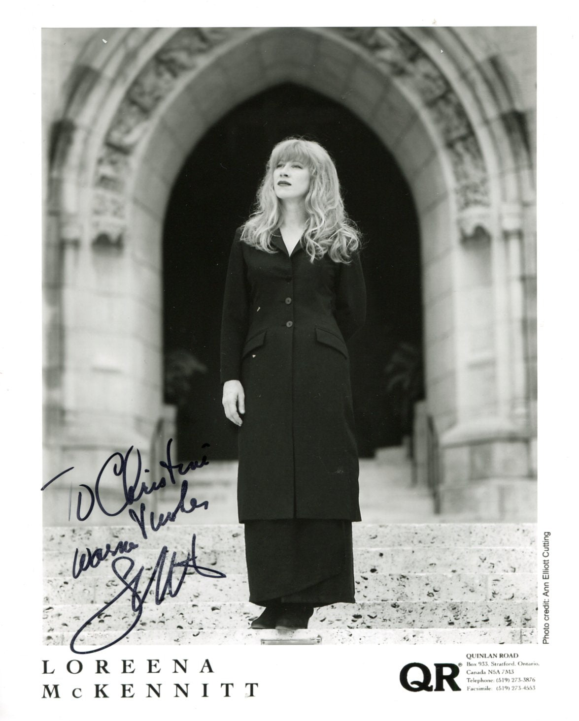 Loreena McKennitt Autograph Autogramm | ID 15582382719357