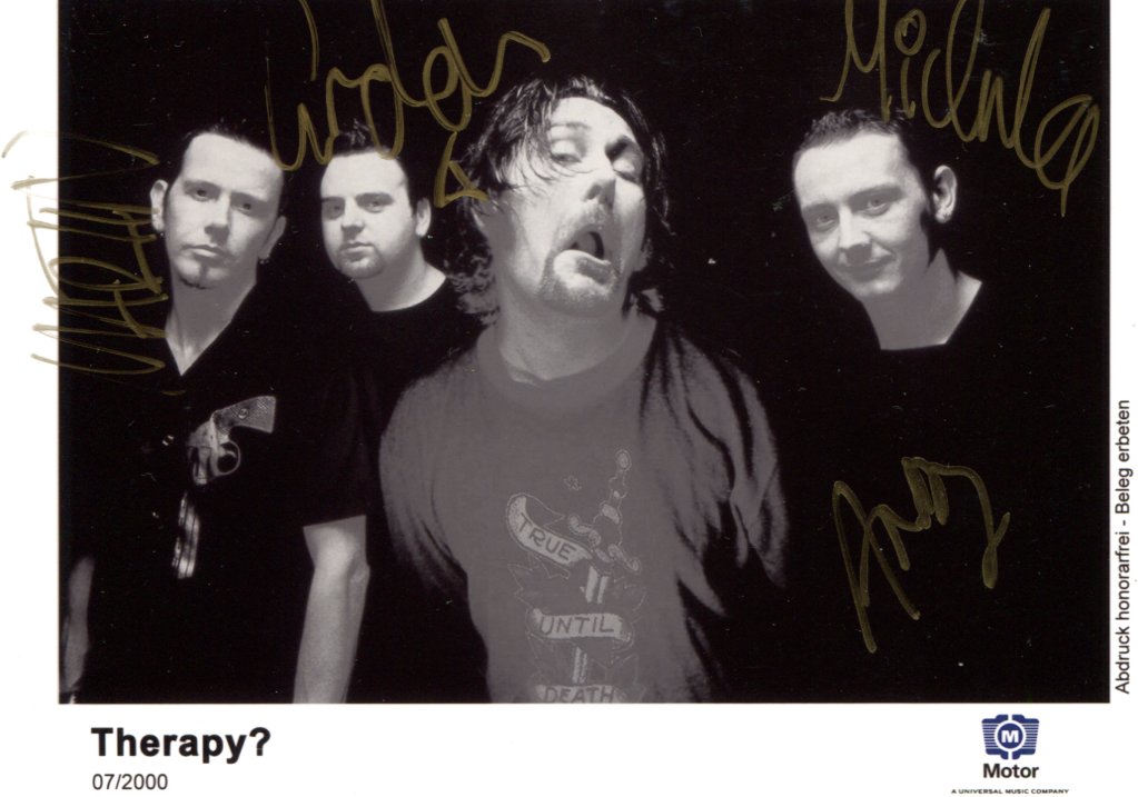 Therapy? Autograph Autogramm | ID 15597068484989