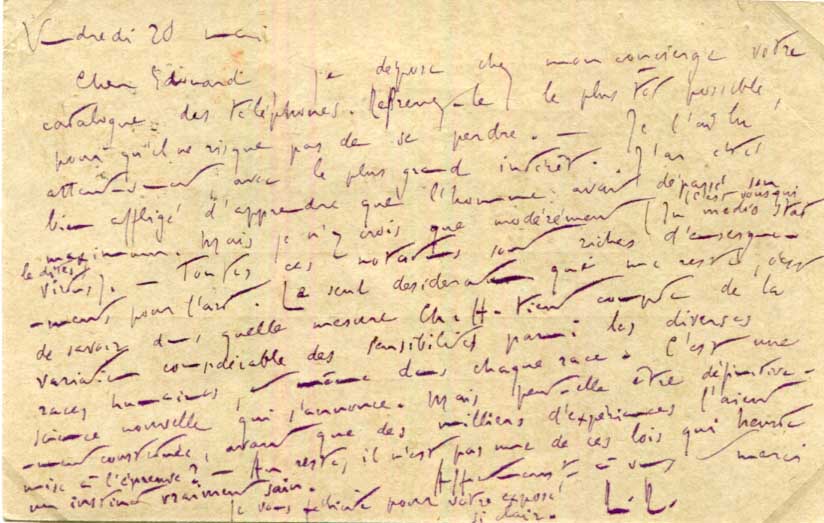 Romain Rolland Autograph