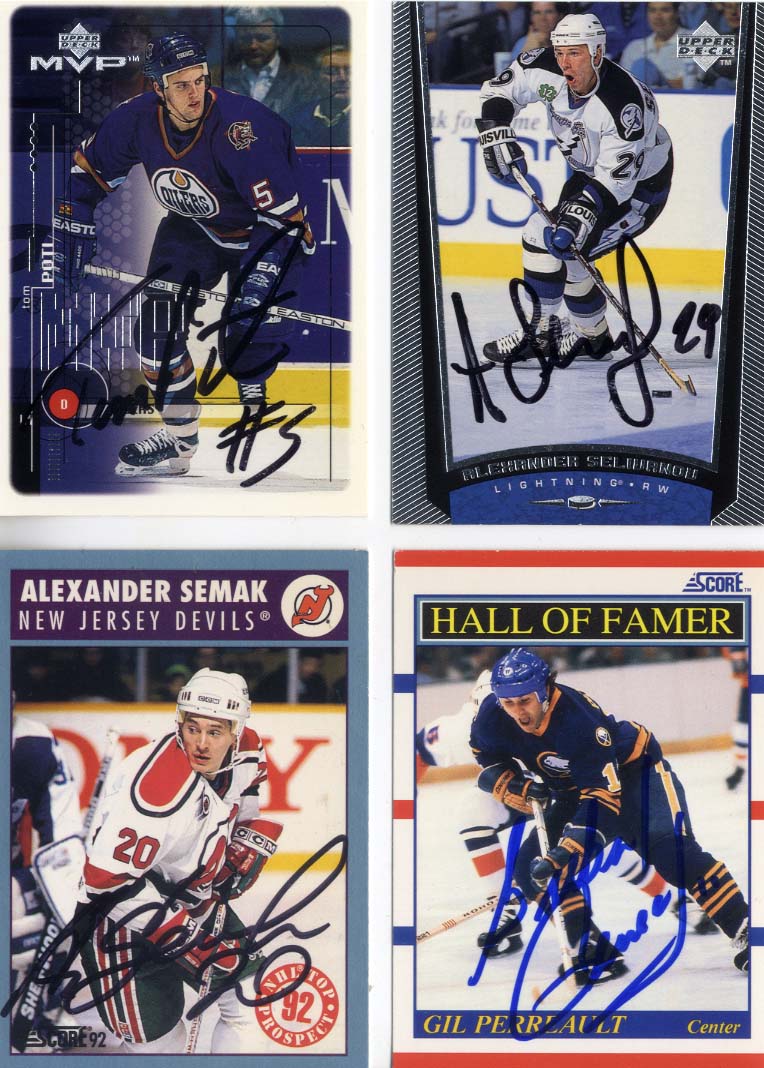 Gil Perreault & others Autograph Autogramm | ID 15605291975037