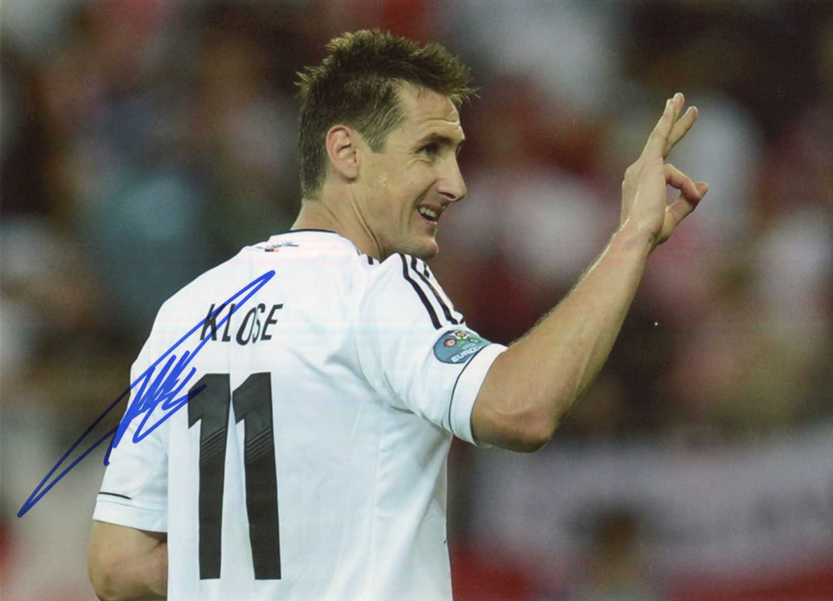 Miroslav Klose Autograph Autogramm | ID 15605512864125