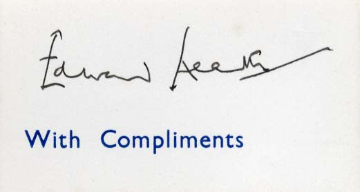 Margaret Hilda & Edward Thatcher & Heath Autograph Autogramm | ID 15608808931709