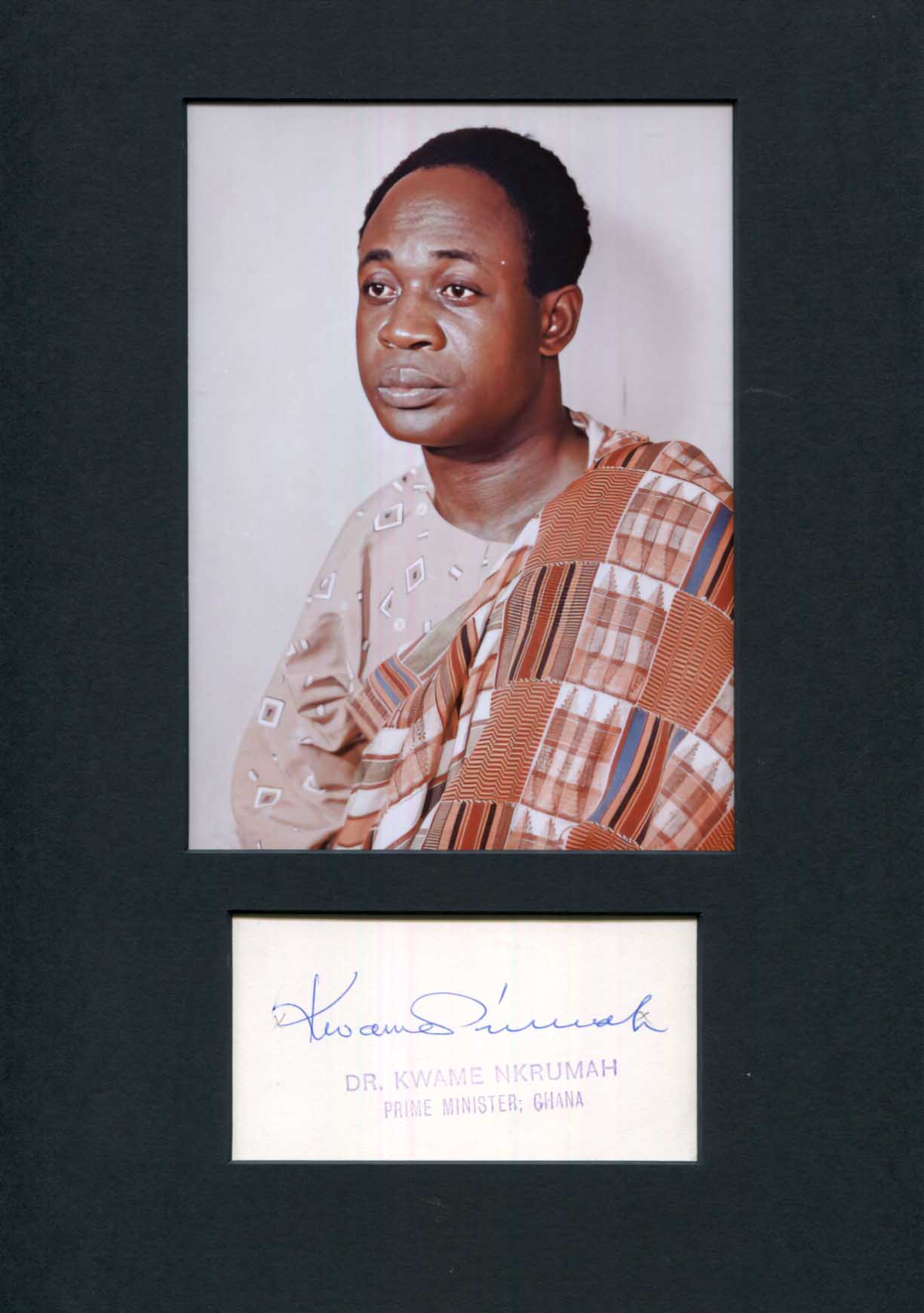 Kwame Nkrumah Autograph Autogramm | ID 15609144607101