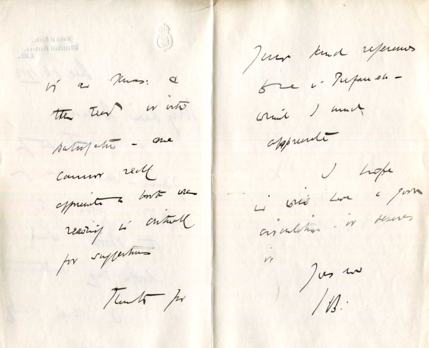 Arthur James Balfour & H. H. Asquith & others Autographs