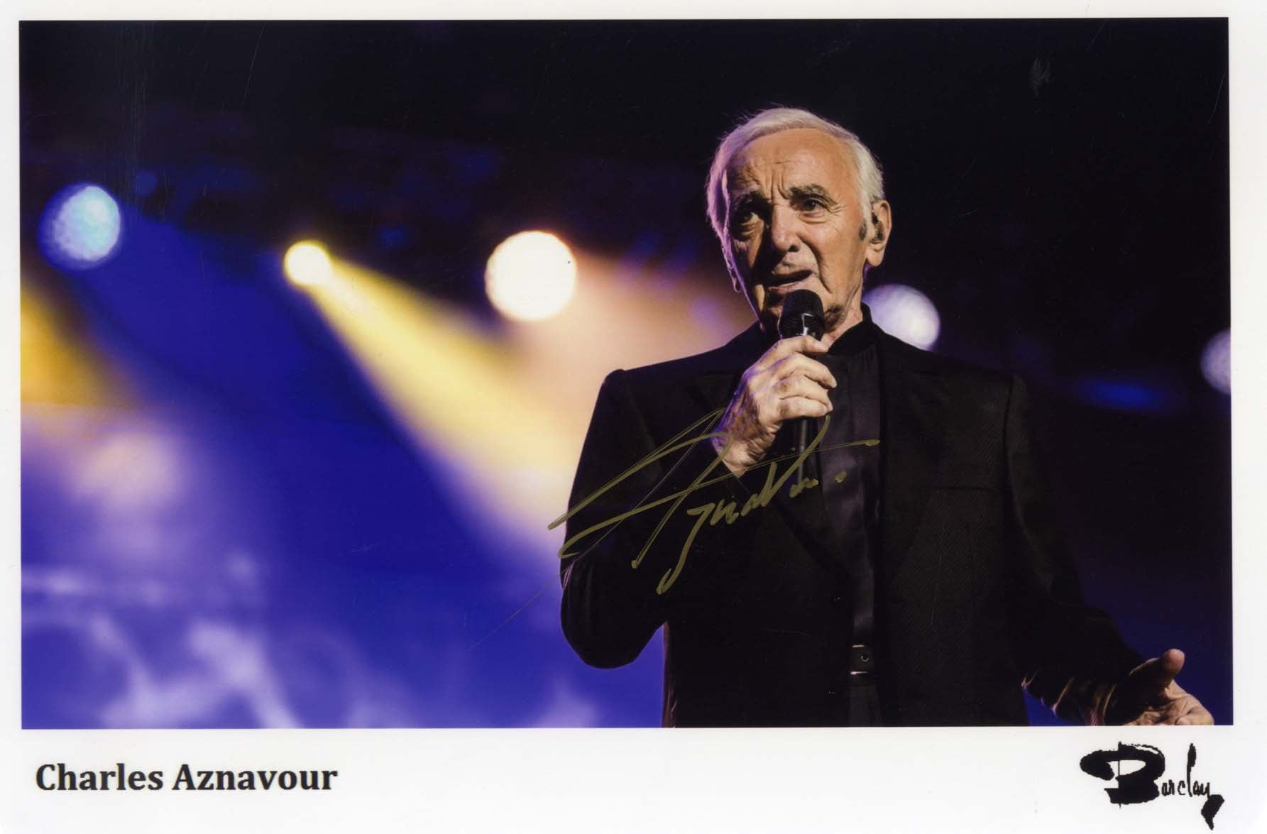 Charles Aznavour Autograph Autogramm | ID 15647124521341