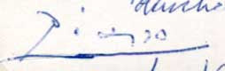 Pablo Picasso Autograph