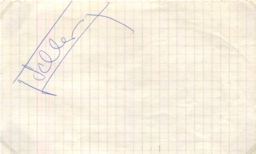 Jo Schlesser Autograph Autogramm | ID 15653152424317