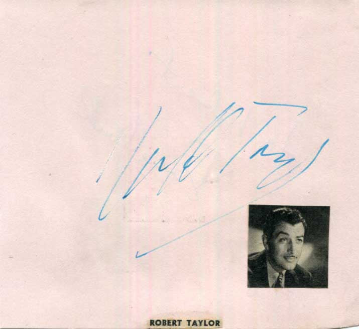 Robert Taylor Autograph Autogramm | ID 15661010551165
