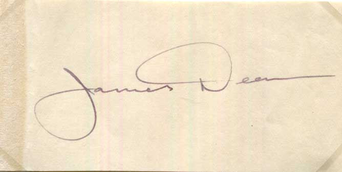 James Dean Autograph Autogramm | ID 15661055705469