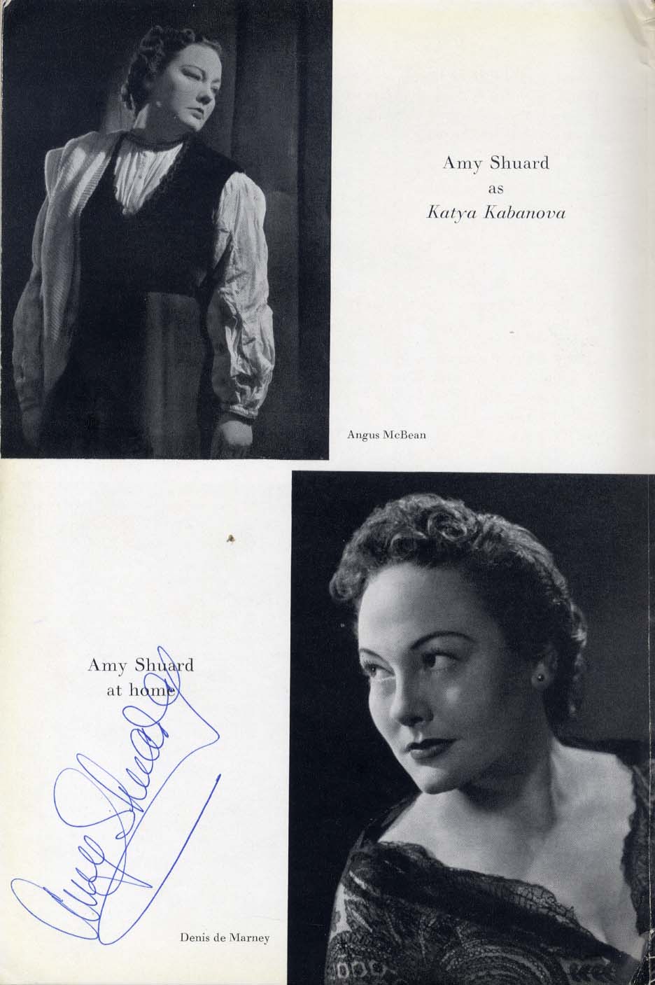 Opera Singers Autographs