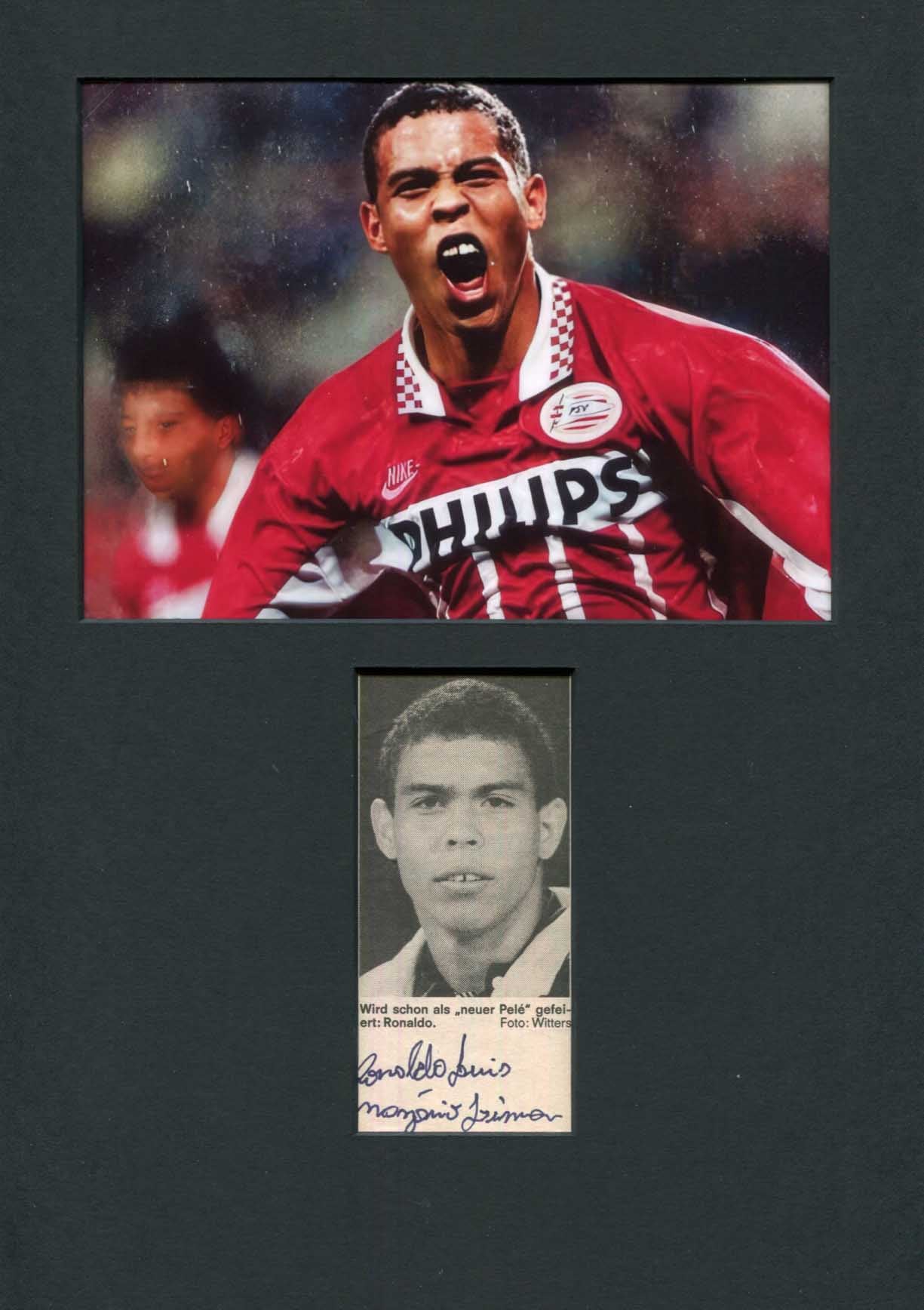 Ronaldo (Brazilian footballer) Autograph