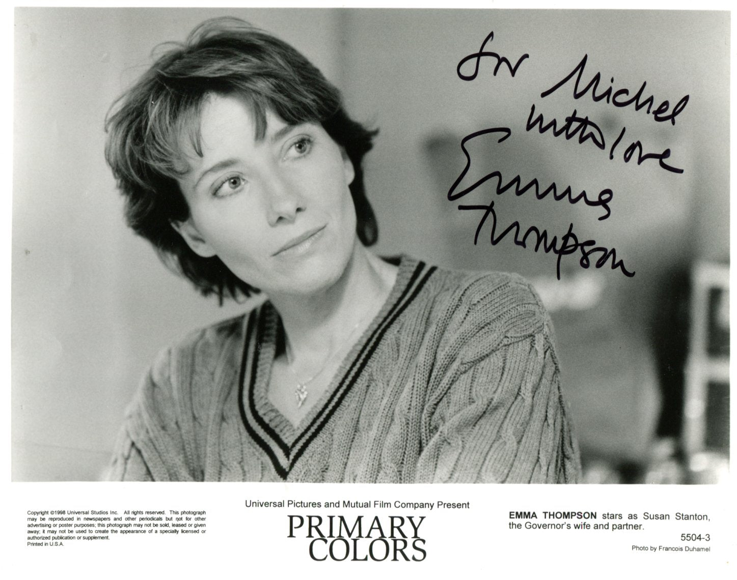 Emma Thompson Autograph Autogramm | ID 15671683285373