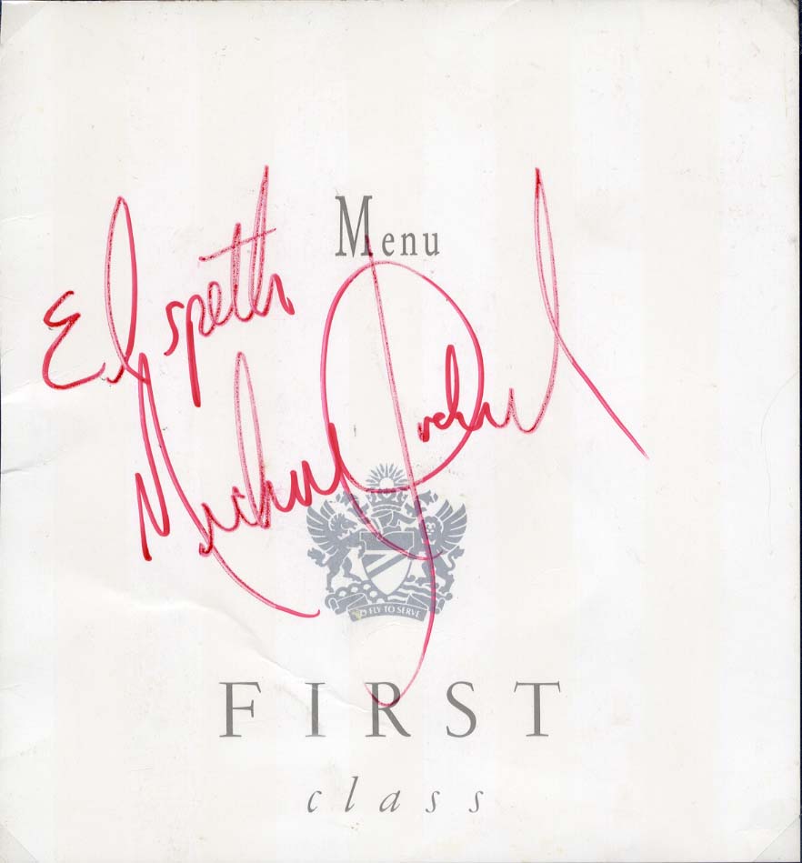Michael Jackson Autogramm