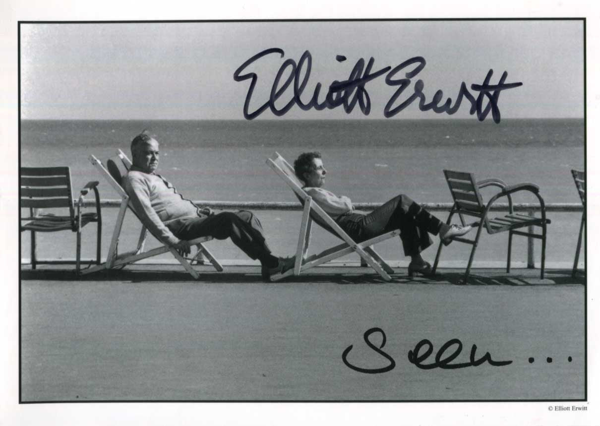 Elliott Erwitt Autograph