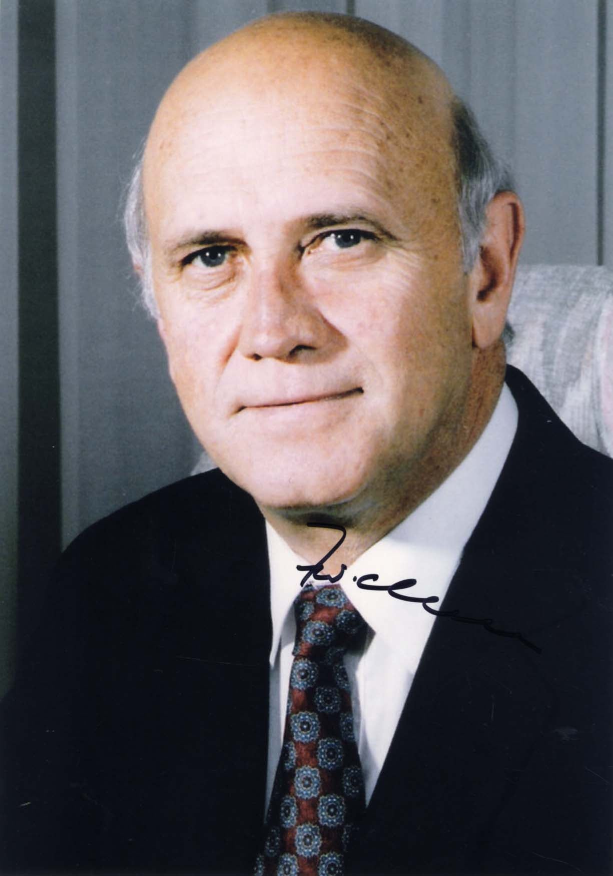 Frederik de Klerk Autograph Autogramm | ID 15679351652733