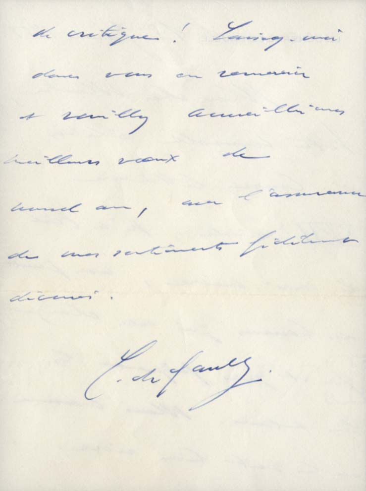 Charles de Gaulle Autogramm
