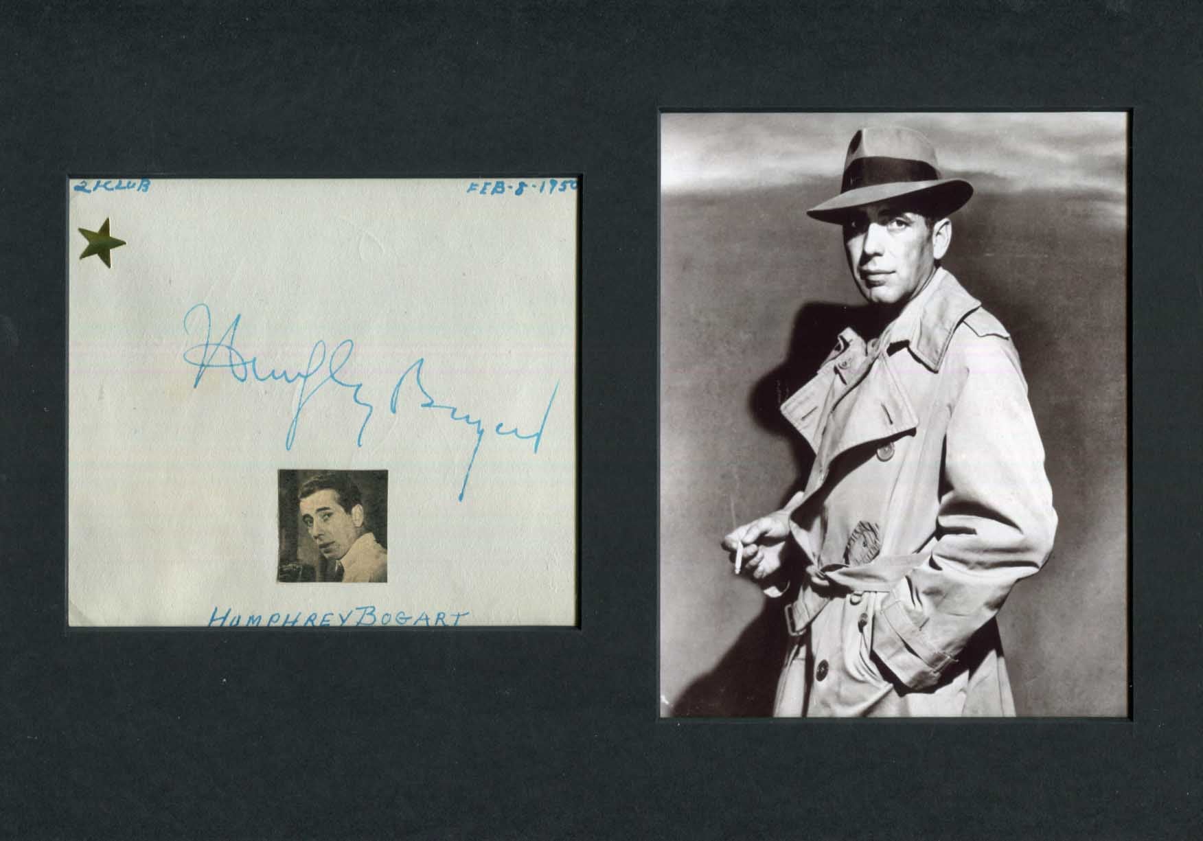 Humphrey Bogart Autograph