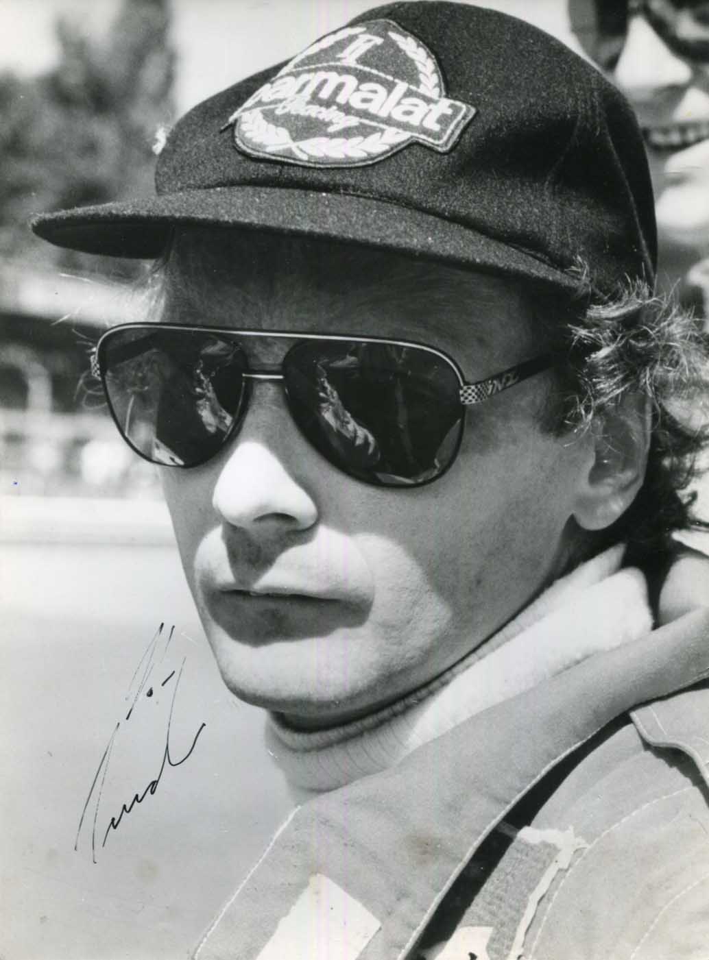 Niki Lauda autograph, signed vintage photograph
